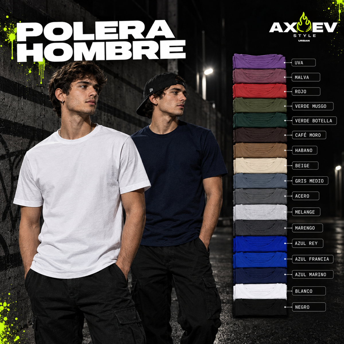 Polera estampada AXEV Urban